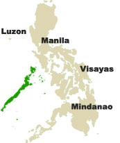 palawan map